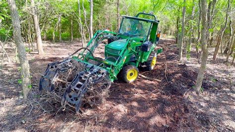 skid steer in the woods|Cutting Trails in the Woods with a Tractor and a Skid Loader.